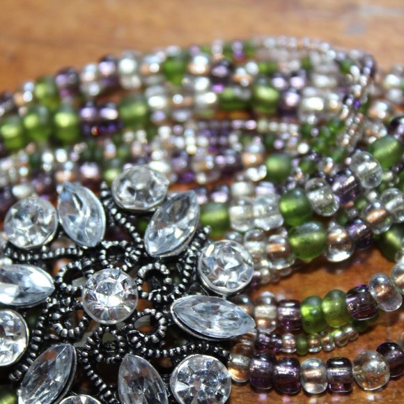 Beautiful Handmade Bracelet Small Wrist EUC - Picture 3 of 6